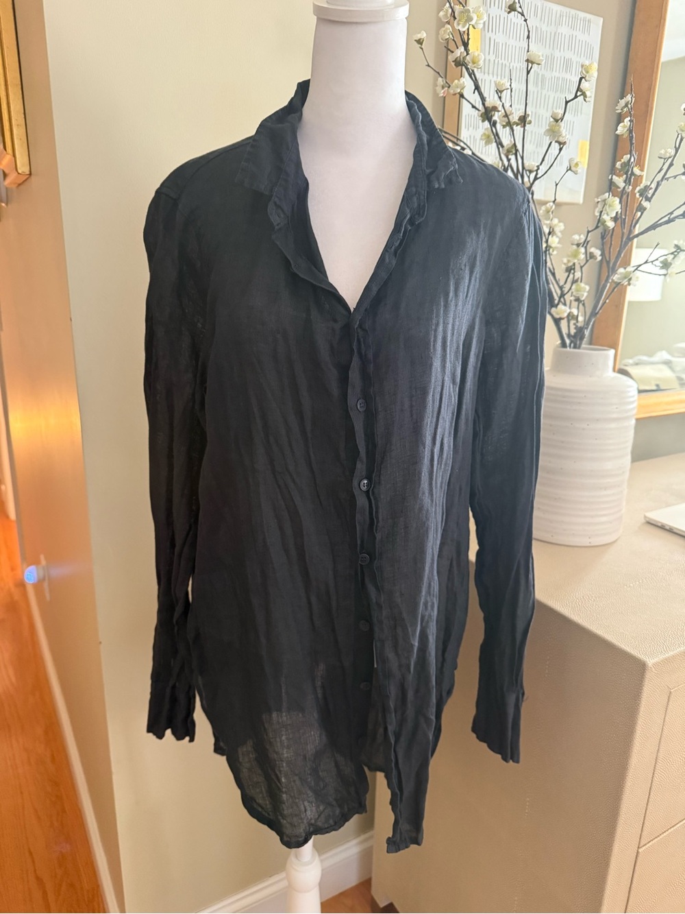 CP Shades Midnight Lightweight linen shirt